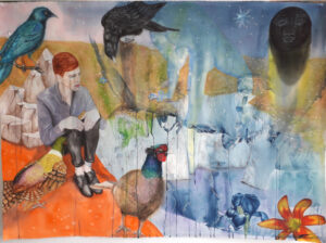Oeuvre au noir, juillet 2020, aquarelle sur papier, 113x155cm copie
